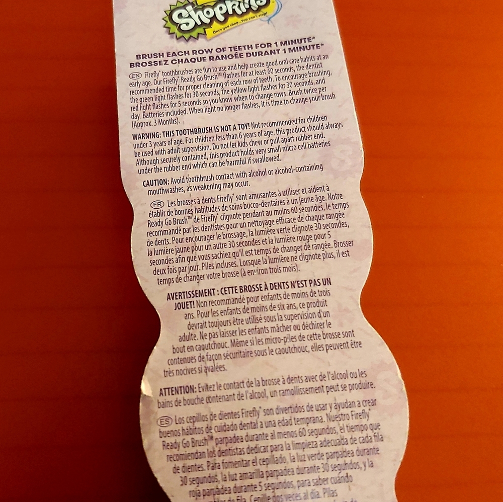 Shopkins Light up Toothbrush - Picture 7 of 7